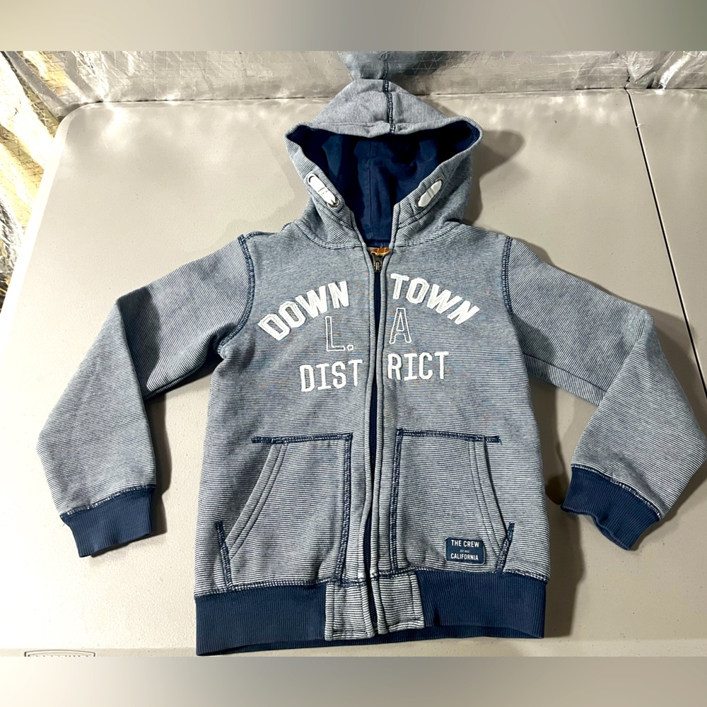 Boys zip up hoodie